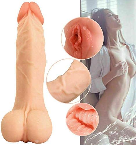 7.87 Inches Realistic Dildo Male Masturbators with Pocket Pussy Vigina