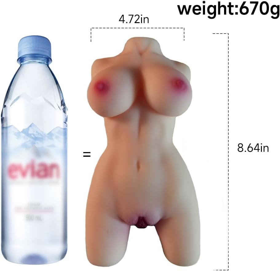 1.4LB Sex Doll with Portable, TPE Male Masturbator with Pussy Anal,Adult Sex Adult Doll for Men with Boobs Butt Ass,Real Soft Dolls for Sex,Sex Toy for Men