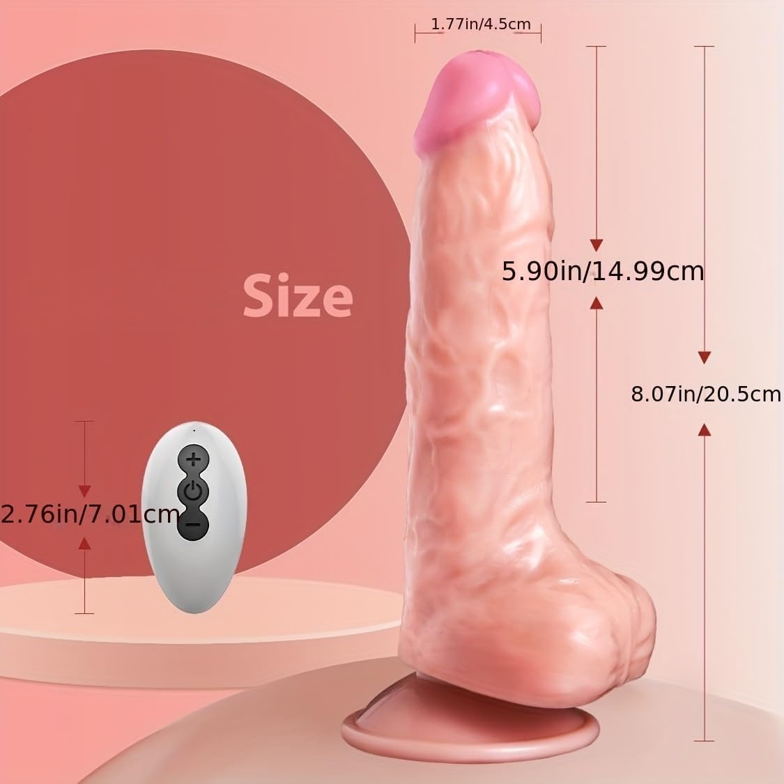 Control Realistic Powerful Quiet Modes Adult Toy for Women