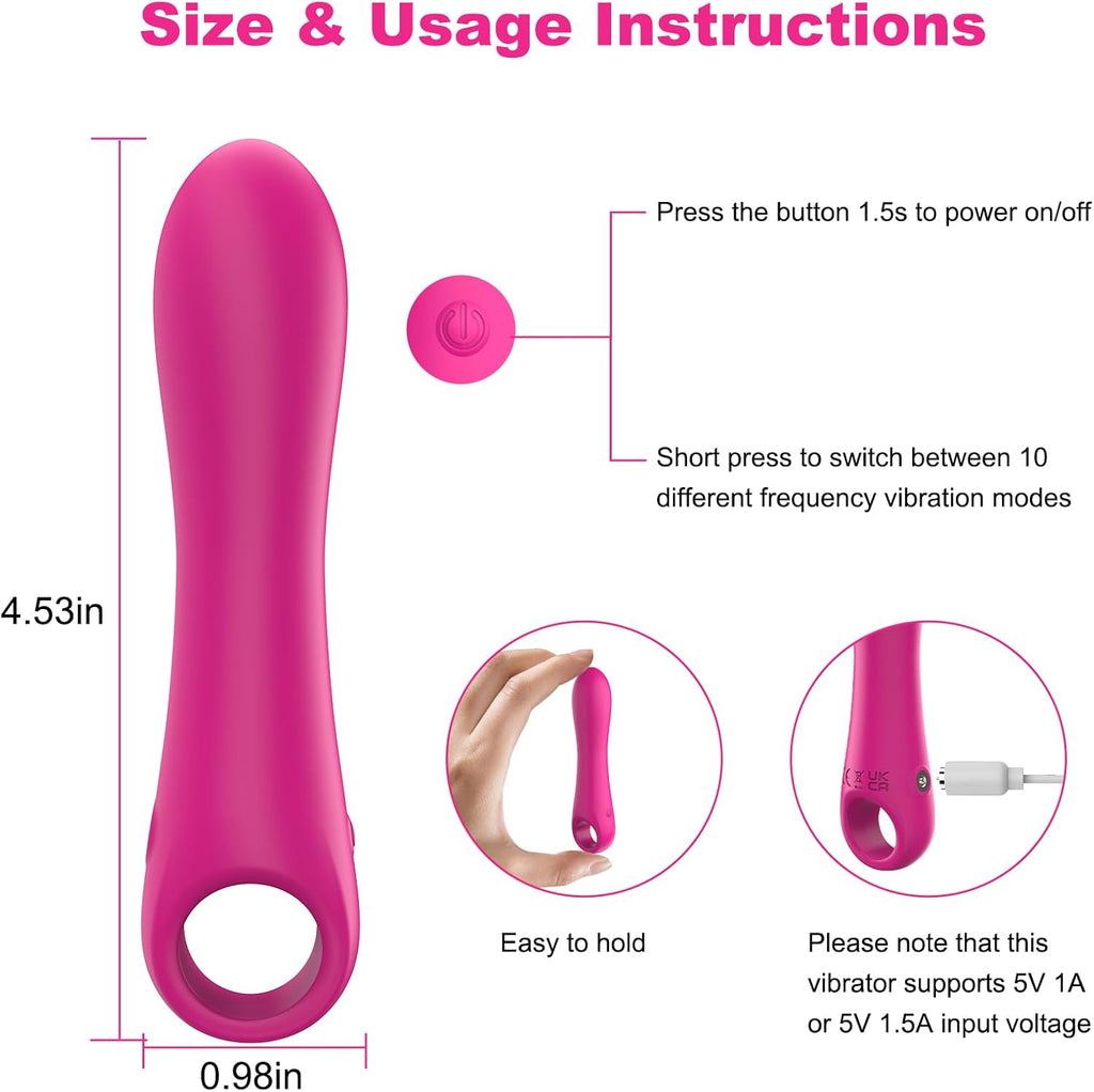 NSBAN Mini Vibrating Dildo