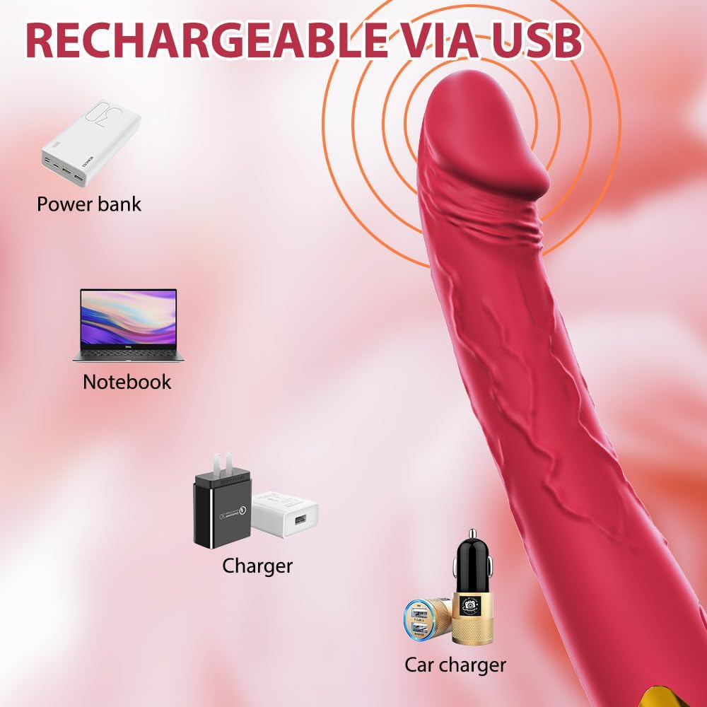 7.6 Inch Realistic Dildo Vibrator for Women