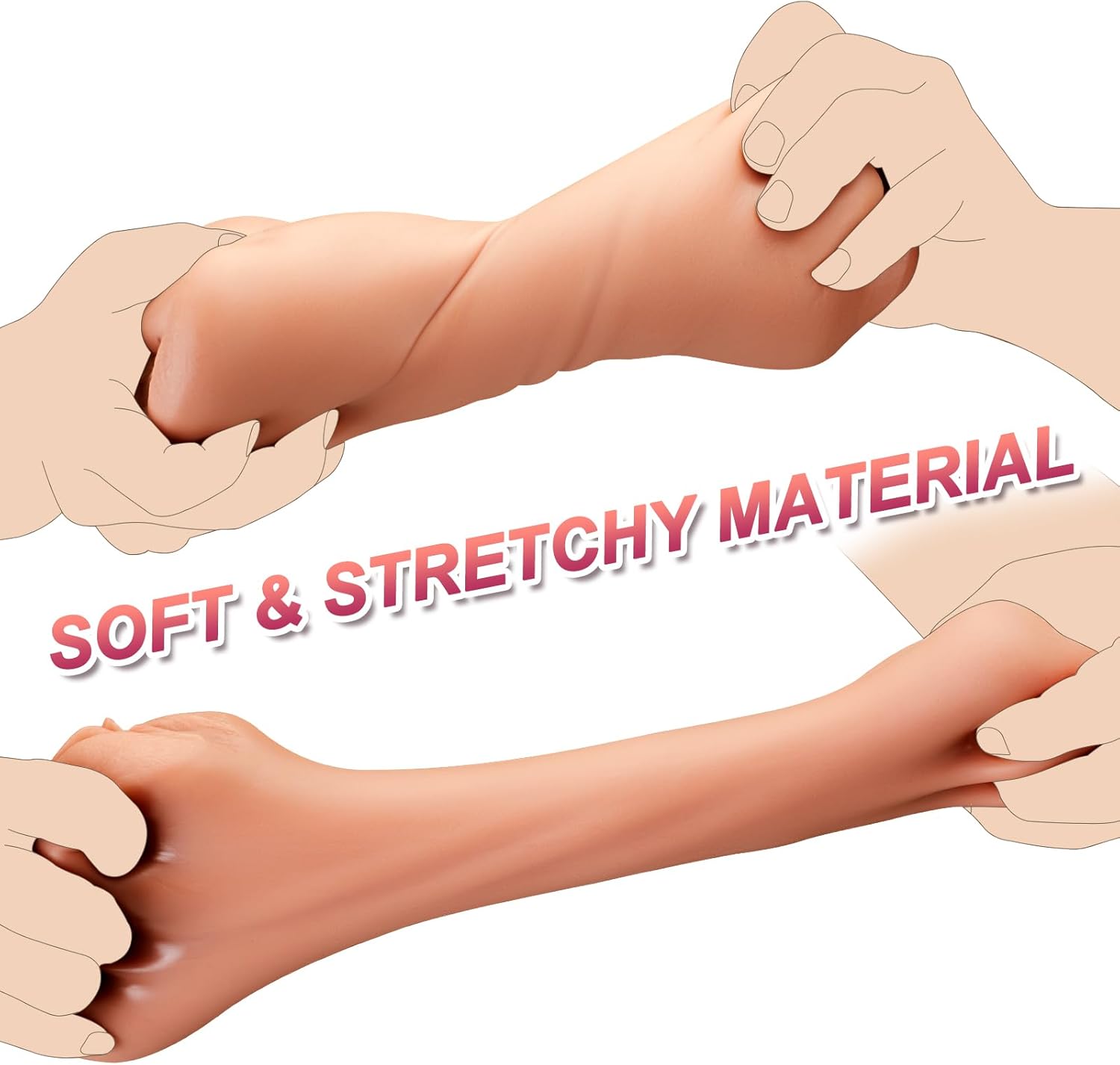 3 in 1 Pocket Pussy Male Masturbator - Adult Sex Toys for Men Penis Stimulation