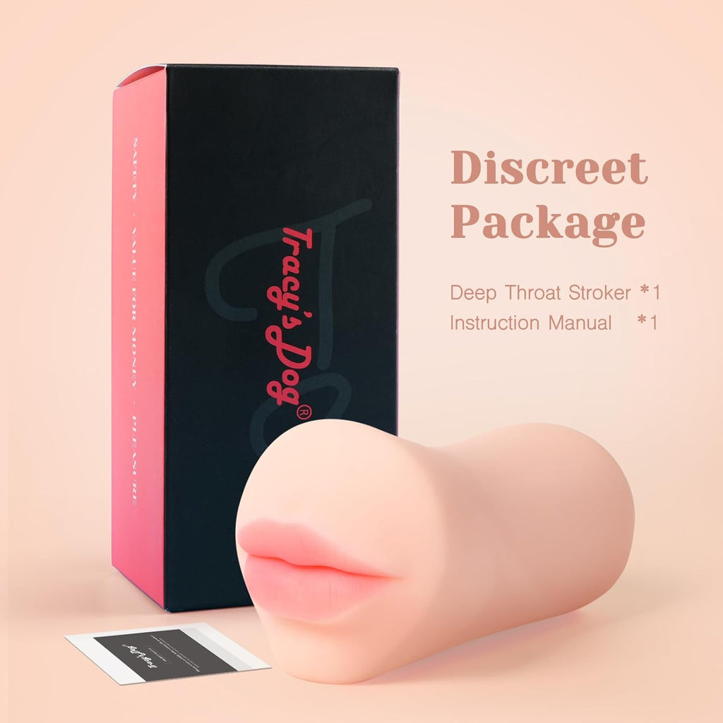 Deep Throat Blow Job Signature Stroker, Sex Toys for Men