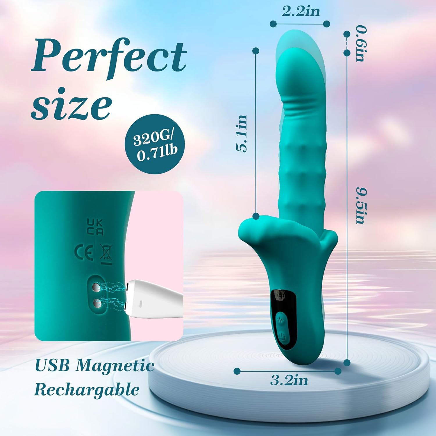 Adult Sex Toy for Women 9 Thrusting 9 Vibrating 9 Swing, Anal Clit Nipple Vibradores Rabbit Vibrator