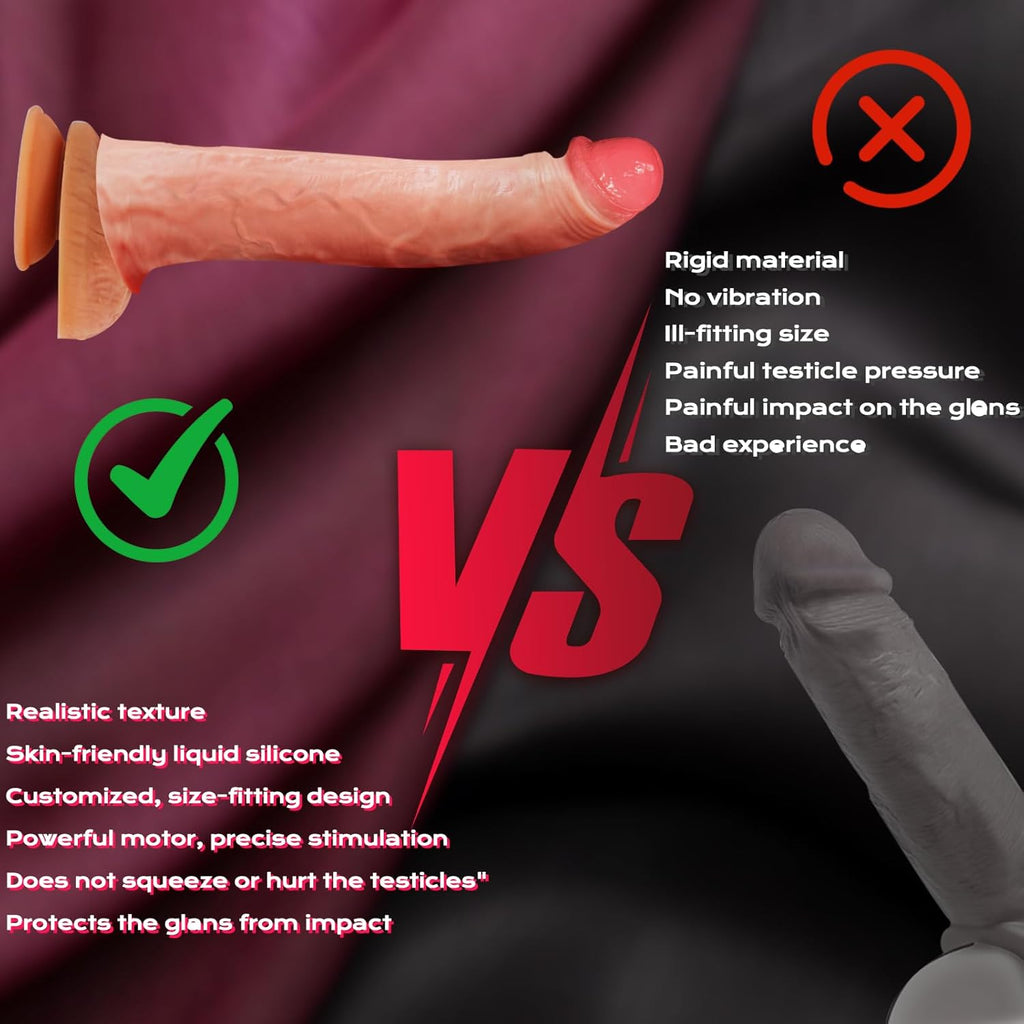 Remote Control Penis Extender Enlarger Dildo Vibrator,Girth Enhancer Extension