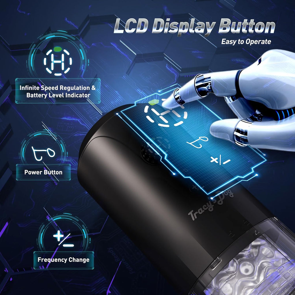 Hands Free Sex Toys for Men with Infinite Speed Regulation