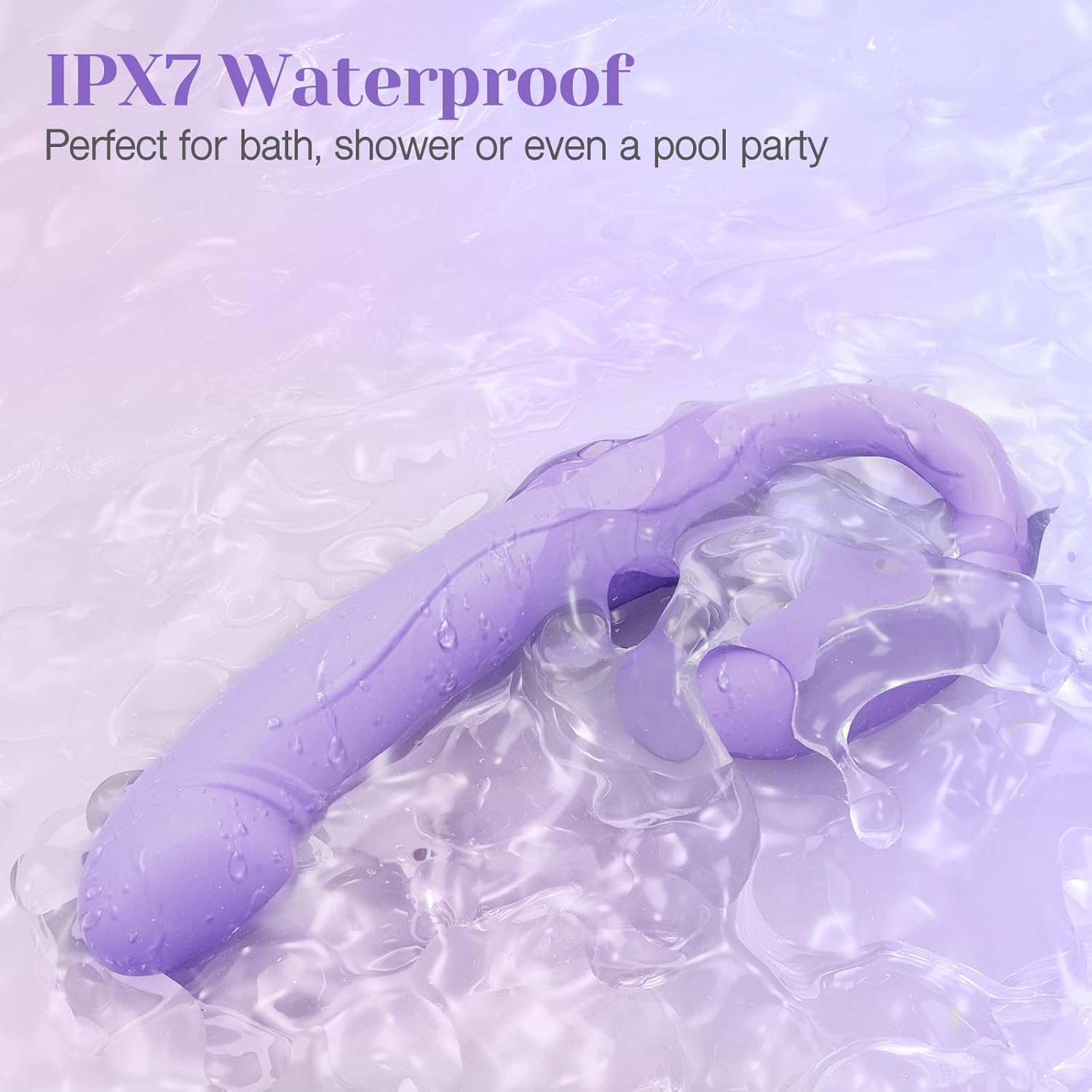 Velvety-Soft Double-Ended Anal Dildos, 10 Vibrations, Remote Control, Wearable G-Spot Vibrator