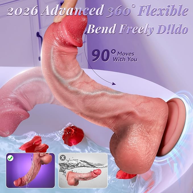 Realistic Safety Soft Silicone Dildo