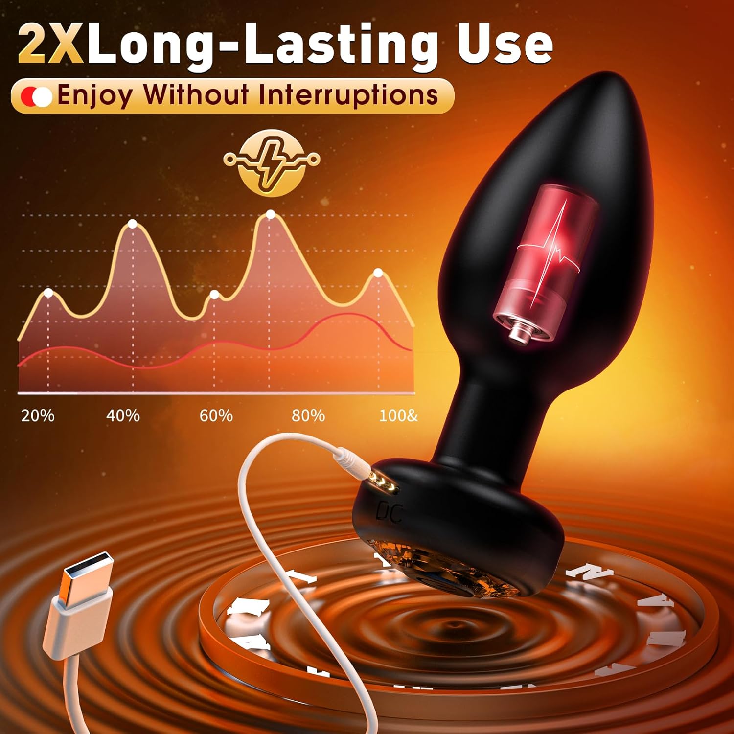 Anal Plug Vibrating Butt Plug, Adult Sex Toys 3PCS Silicone Anal Plugs, Anal Sex Toys with Remote Control 10 Vibrating Vibrator