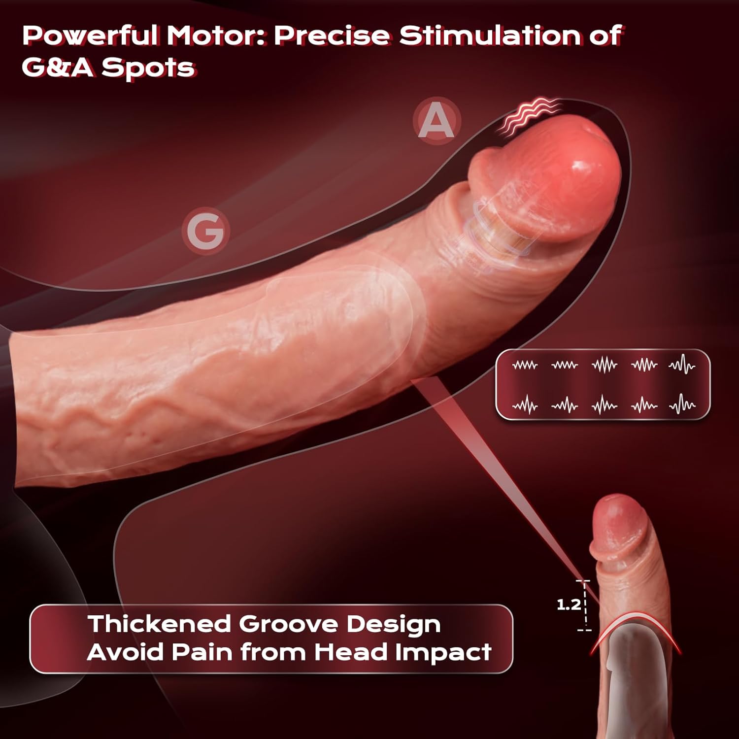 Remote Control Penis Extender Enlarger Dildo Vibrator,Girth Enhancer Extension