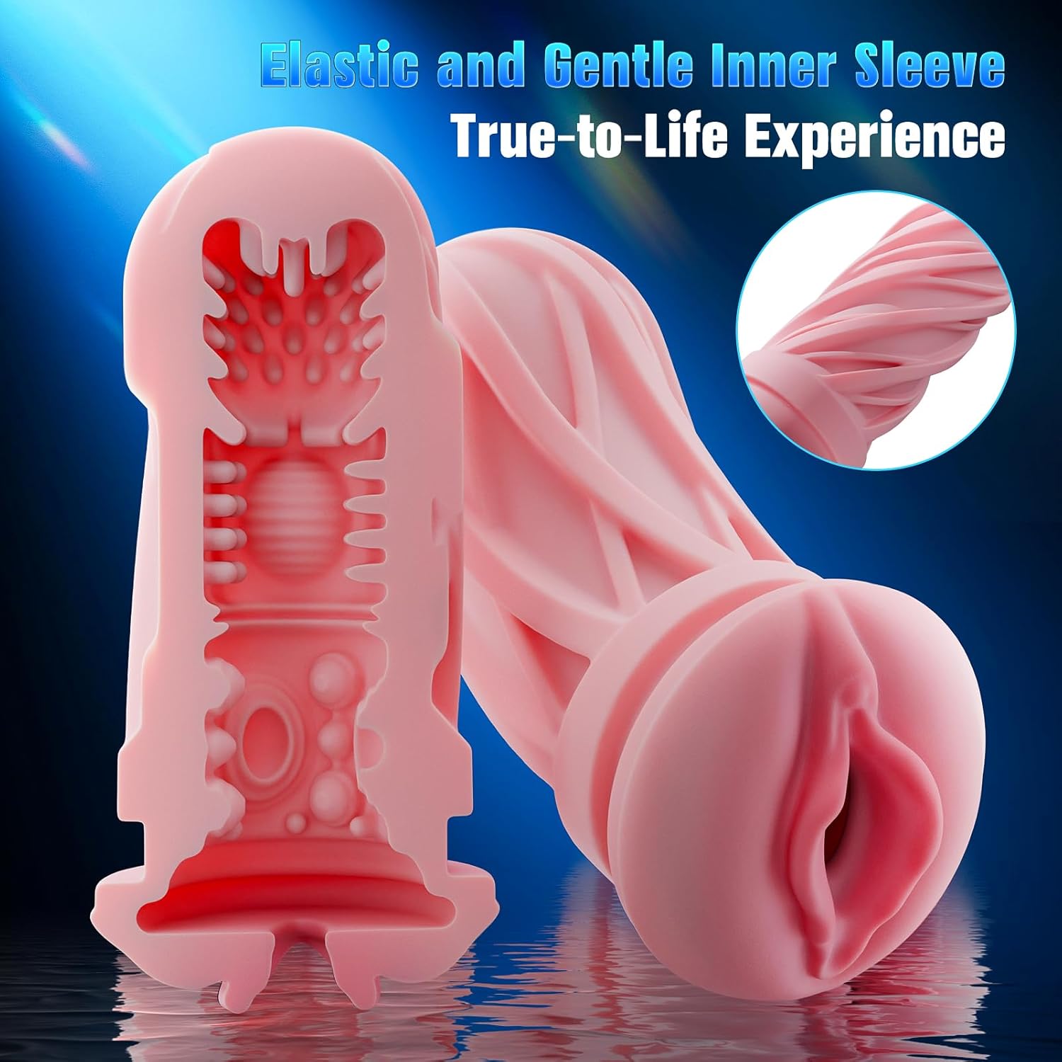 EINSEO Male Masturbator Sex Toys for Men - AI & APP Control Thrusting Male Stroker with 360° Heating